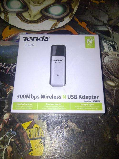 Tenda W322U 300Mbps Wireless N USB Adapter