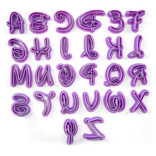 Alphabet cutters for Cake