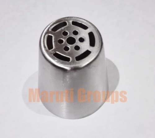 Nozzles / Large Russian cake decorating metal nozzle, D