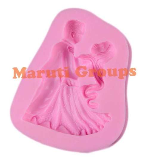 Wedding Couple Silicone fondant / Mould