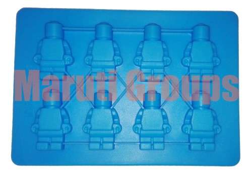Silicone fondant Lego mould Men 4x2.5x1cm