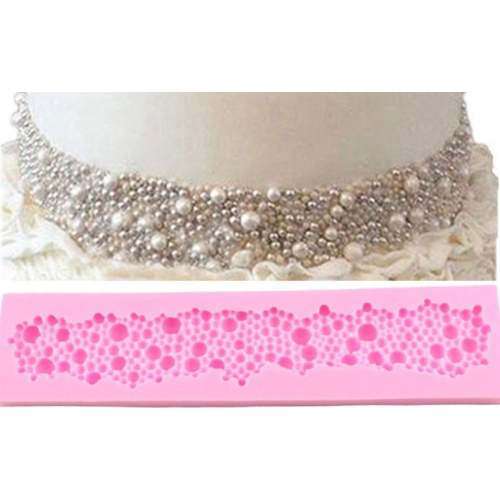 Bubble Silicone fondant Mould, Mould size 21x5cm