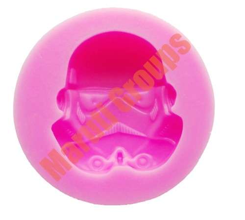 Storm trooper Star wars silicone mould size 6x5cm