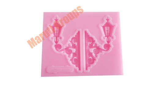 Frame Border silicone mould / Scrolls Border silicone fondant mould
