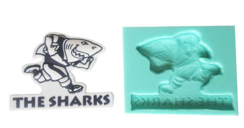 Sharks silicone mould - Rugby