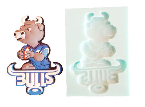 Bluebulls silicone mould - Rugby