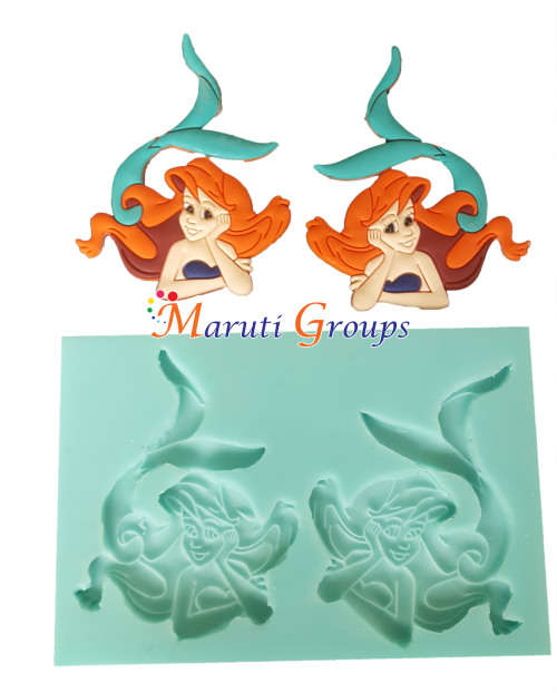 The Little mermaid Silicone Mould - Ariel