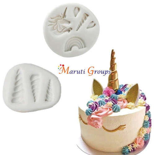 2pc unicorn silicone mould