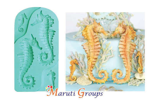sea horses silicone mould