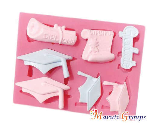 Graduation Silicone Mould  9cm x 6.5cm
