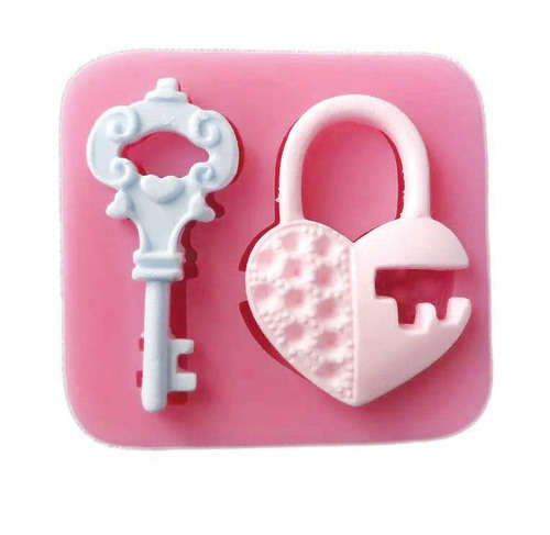 Heart Lock Silicone Mould