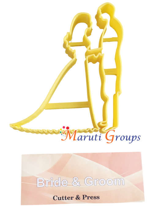 Bride and Groom cookie cutter