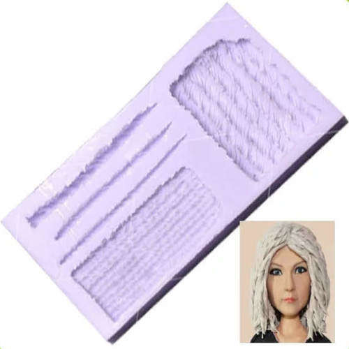 Hair texture Silicone Mould
