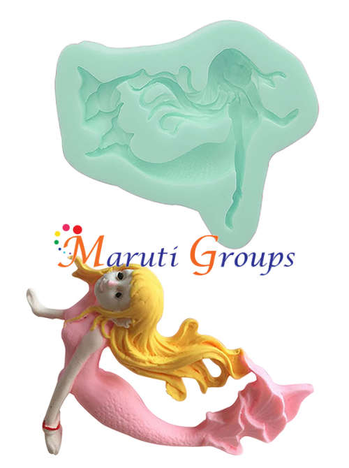 Ariel Mermaid silicone mould