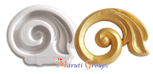 Mini Scroll Silicone mould