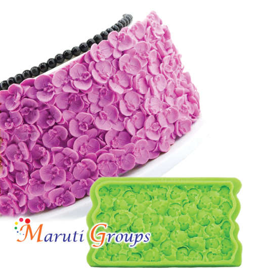 Hydrangea Flower Ruffle silicone mould