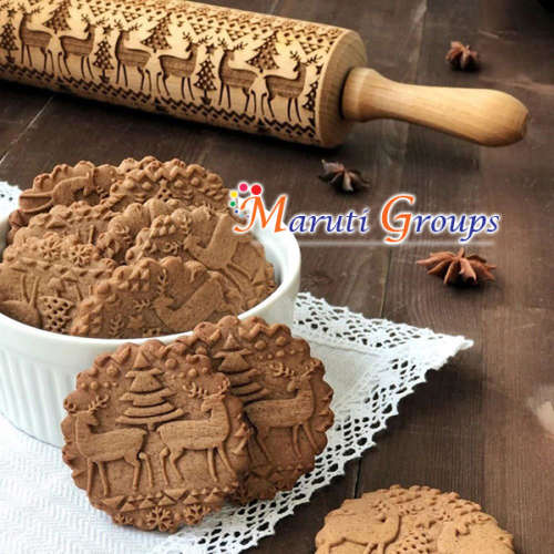Christmas Rolling Pin - Fondant bakeware