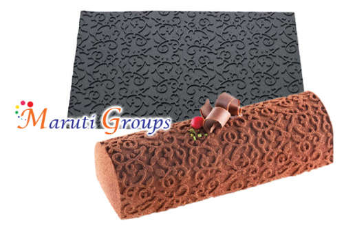 Arabesque  texture silicone mat mould