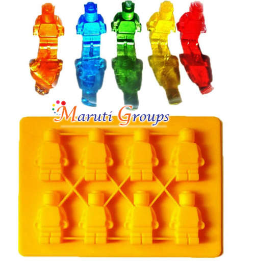 Lego Men silicone mould Size : 4x2.5x1cm