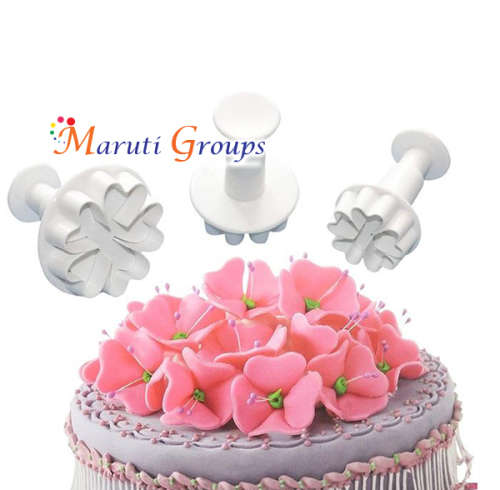 Five Heart Flowers Plunger Cutter