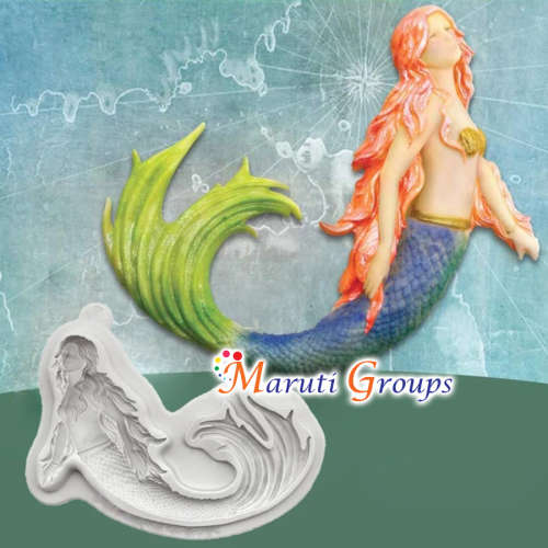 Femal Mermaid / Swimming Mermaid Silicone Mould