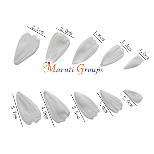 10pc Flower Cosmos Petal Veiner silicone mould
