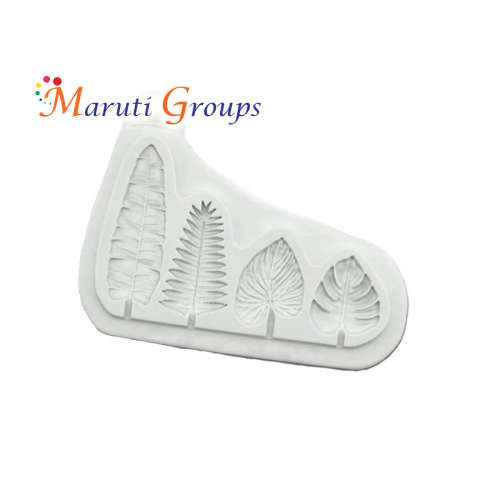 Safari Animals Moulds - Mini Jungle Leaves silicone mould