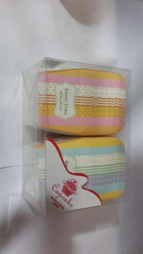 Square cupcake (paper,mixed colours)