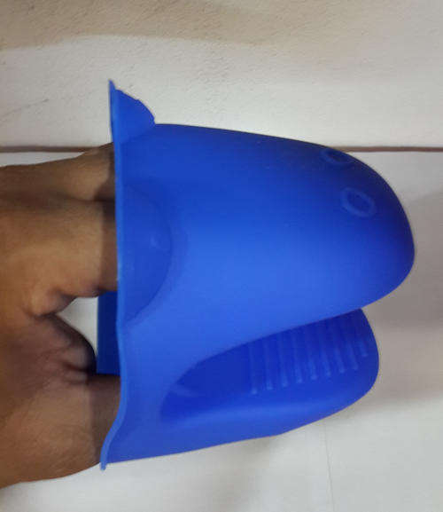 Blue Oven Gloves Silicone
