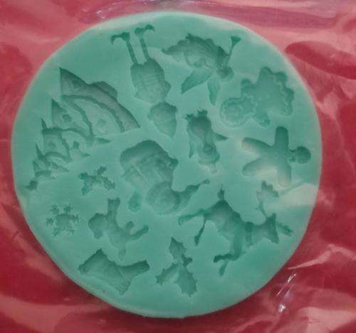 Christmas Theme Silicone fondant / Mould