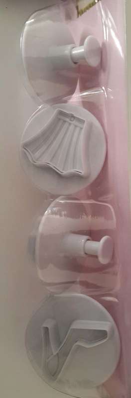 Beauty Fondant cookie cutter / Plunger cutter