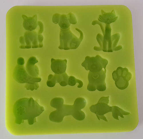 Dog, Cat , birds ,pig , dog bone , dog feet / Pet Theme Silicone fondant / Mould