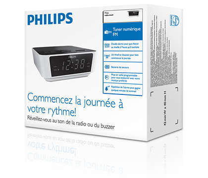 Philips Digital tuning clock radio