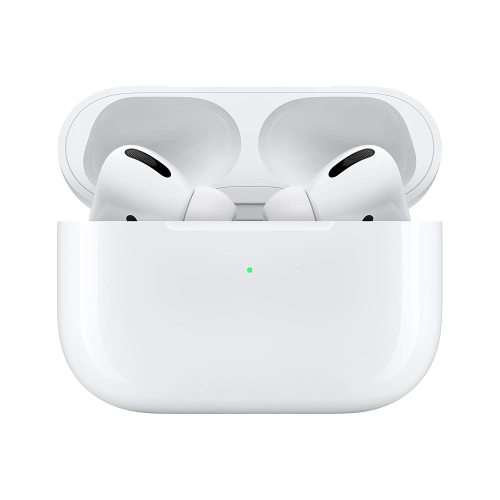 Apple Airpods Pro with wireless charging case and silicone cover