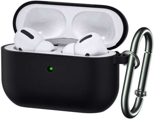 Apple Airpods Pro with wireless charging case and silicone cover
