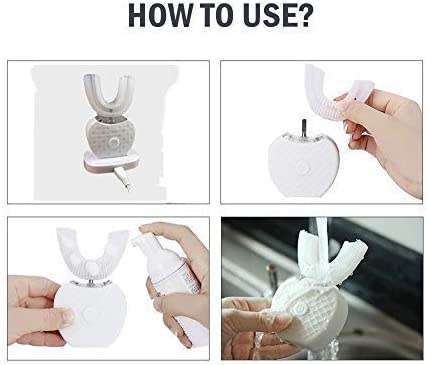 Ultrasonic U-Shaped Toothbrushes for Teeth Whitening