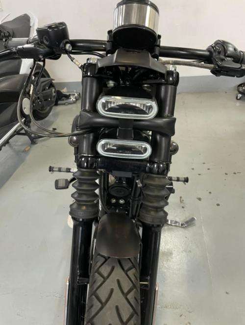Dual LED headlamp for Harley Davidson narrow forks - REDUCED