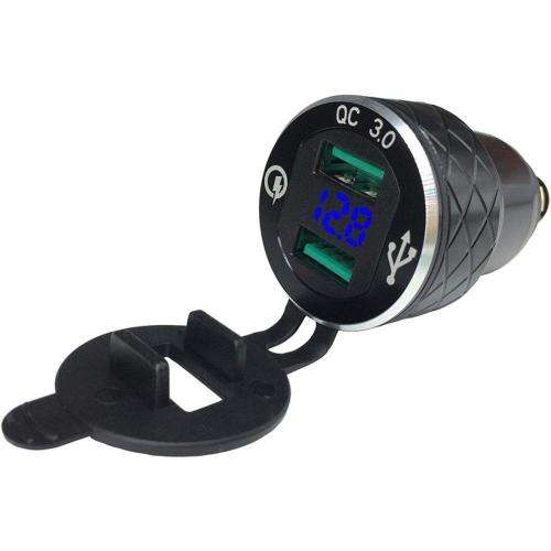 Hella Din Lumeno QC3.0 Dual USB Charger