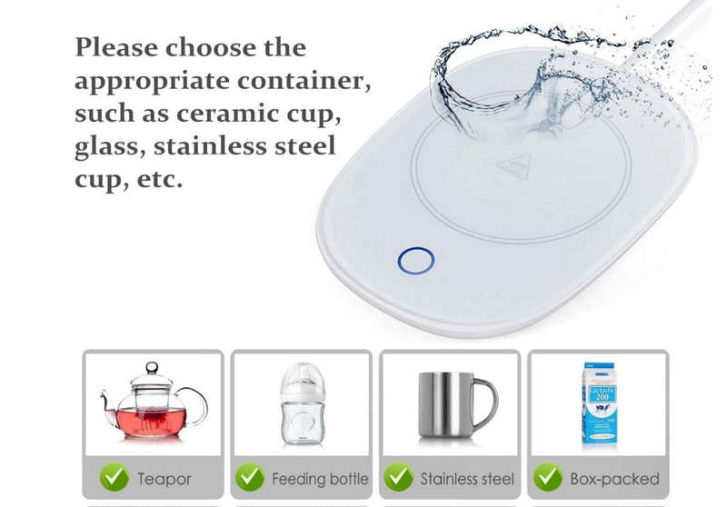 Heated Coaster Baby Bottle, Coffee Mug Smart Beverage Warmer