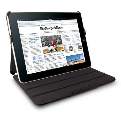 Technocel Leather Flip Book Case/Folio for Apple iPad 1