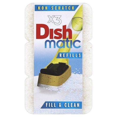 Dishmatic Non scratch refills 3 pack