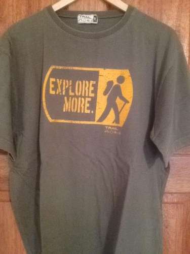 Trail Large men's t-shirt 100% cotton
