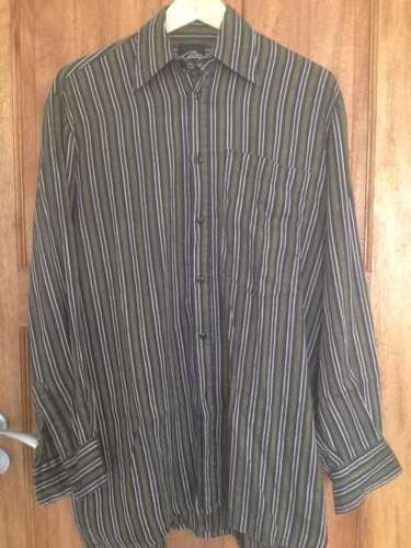 Clive Elegant Men's striped shirt Large