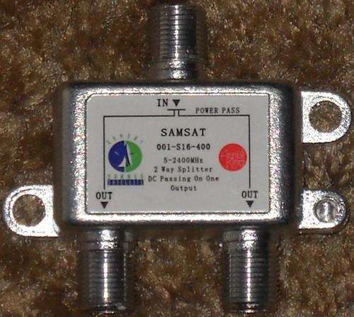 Splitter - 2 way Satellite Splitter