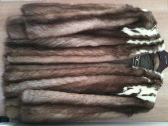 Fur Coat (Genuine) Stone-Martin +certificate.