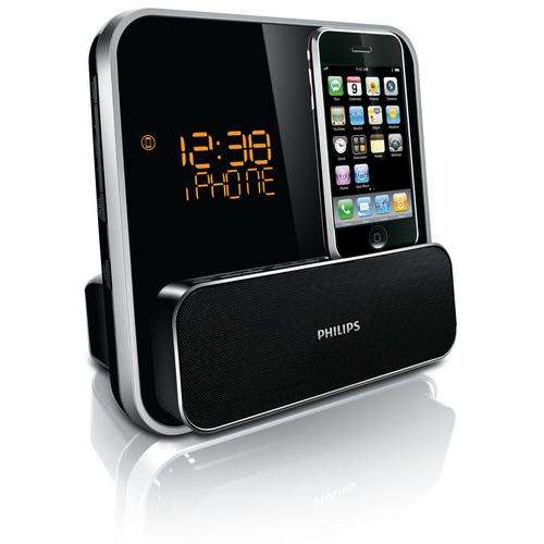 Philips DC315/37 Speaker System for iPod/iPhone with LED Clock Radio