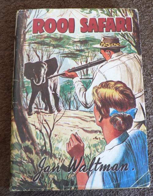 Rooi Safari deur Jan Waltman. (Pragtige Afrikaanse eerste uitgawe)