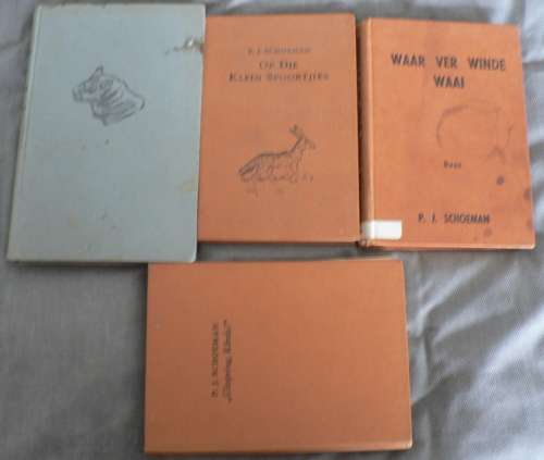 5 x P.J. Schoeman boeke