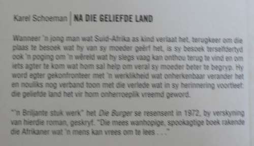 2 X Karel Schoeman boeke(slapband)