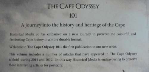 The Cape Odyssey 101, compiled and edited by Gabriel and Nikolai Athiros